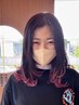 フルカラー＋人気インナーカラーor人気デザインカラー+Wトリートメント[西尾]
