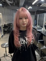 メゾン(Maison)&nbsp;小顔ハッシュレイヤーカットホワイトピンク