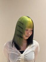 セブンベルベット(7 Velvet) グリーン×イエロー designcolor