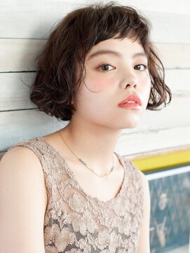 ノラジャーニー(NORA Journey) 【NORA Journey】ショートバングクセ毛風オン眉フレンチボブ