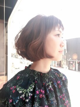 ワークス(WORKS) 【WORKS】大人可愛い☆とろみバレイヤージュグラデーションボブ