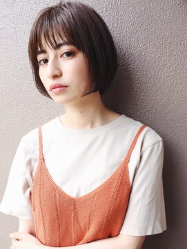 ガーデンヘアー(Garden hair) 『GARDEN』ミニボブ×セピアベージュ♪