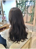 20代30代人気♪大人つや感ロングスタイル×カーキベージュ