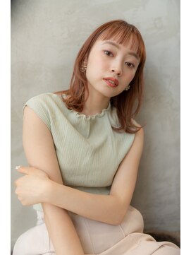 オースティン 門前仲町(AUSTIN) 前髪かき上げイメチェンイヤリングカラーラベンダーカラーくびれ