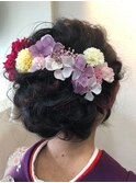 華やかなヘアセット♪