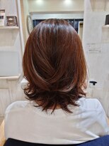 イルヘアーライラ(illu hair LILA)&nbsp;外ハネボブ×グレージュ