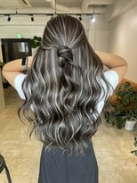 メリー オオサカ(Merly Osaka)&nbsp;contrast long highlight_dark ash brown_