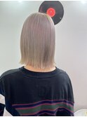 ダブルカラーミルクティーベージュケアブリーチハイトーン