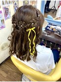 お花がたくさん♪『どこからみてもメチャ可愛いフルールヘア♪』