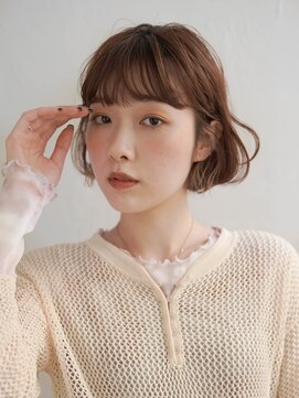 ジュール 大分(Joule) セクションカラー/ペールベージュ/透明感ボブ[大分駅]