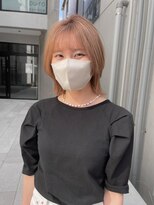 ホワイトグレージュ コンマヘア くすみブルー ダークアッシュ