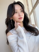 アフロート ディル(AFLOAT D'L)&nbsp;みきな/色っぽ前髪/大人ヘア/ヨシンモリ/20代30代/2wayバング