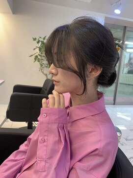 リー 四ツ橋(Lee) 【fukky】韓国ヘアー顔まわりカット