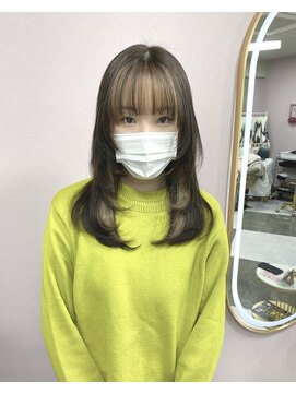 ガルボヘアー 名古屋栄店(garbo hair) #名古屋#栄#プルエクステ#インナーカラー#ロングウルフ#ベージュ