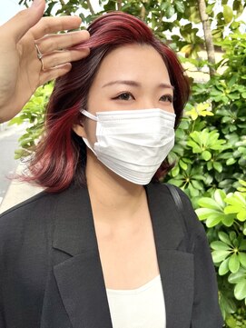 チュダック(ChuDuck) 【◎甘くてカワイイ◎】愛され《カシスピンク》ケアブリーチ