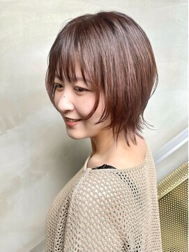 ランベリー(LANVERY) 【お洒落な大人】ボブウルフ/チョコレートブラウン/大人ガーリー