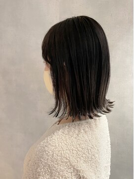 アイディール(:ideal) 20代30代40代☆お手入れ簡単な切りっぱなしボブ