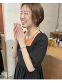 耳掛けショート/ショートボブ/２０代/３０代/４０代