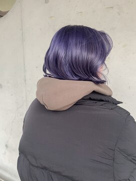チクロヘアー(Ticro hair) ＠nkkn15 lavender gray