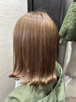 エルバイラビス 大宮(elu by lovis)&nbsp;【SYUYA】ミルクティーベージュ/ブリーチカラー/ボブスタイル
