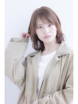 ラフ フロム ガーデン(Laf from GARDEN)&nbsp;【寺尾拓巳】大人かわいいグレージュひし形小顔ボブ