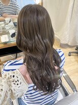 ネオリーブ チロル 横浜西口店(Neolive CiroL.)&nbsp;オリーブグレージュ　赤み消しカラー　ロングレイヤー