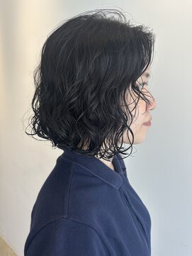 ヌーフェム(nuu fem) コンパクトミニボブウェーブパーマ