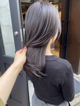 コフィー バイ メルト 吉祥寺(cofy by melt) 【松本咲花】透明感冬カラーラベンダーグレージュ艶カラー韓国風