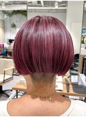 【YUICHI】ピンクパープルのボブ【吉祥寺】