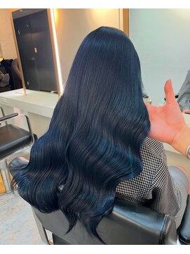 ブレンド 渋谷(BLend) 前髪アンブレラカラーこなれミディイメチェンウェーブパーマ