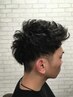 【メンズ限定】　カット＋デザインパーマ　￥11330