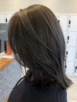 グランデュール 東静岡池田店(GRANDEUR)&nbsp;ダブルカラーミルクティーベージュカラーブルーブラックブリーチ