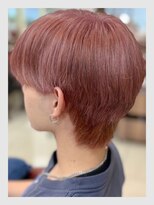 クリアオム 春日部(CLEAR homme)&nbsp;メンズ おしゃれな大人のピンクカラー センターパート 韓国