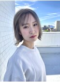 シアーベージュ/シアカラー/切りっぱなし