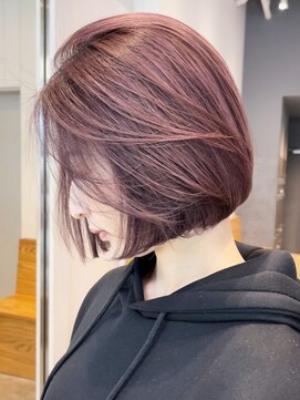 シオン(shion) メルティカラーマロンベージュ似合わせカット_ba450211