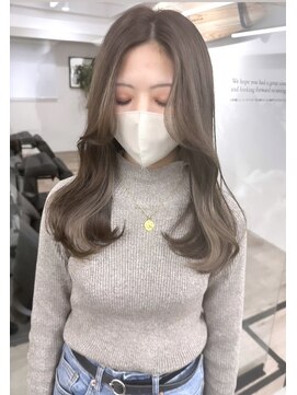 ルア モアナ バイ ヘッドライト 小田原2号店(Lua Moana by HEADLIGHT) 【Moana Lua】#インナーカラー#オリーブベージュ#ケアブリーチ