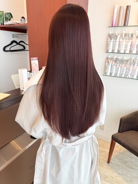 マーリャヘアー(mallia hair) レイヤースタイルレイヤーカットロングレイヤー小顔スタイル