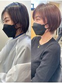 大人ショート似合わせ修正カット担当千葉