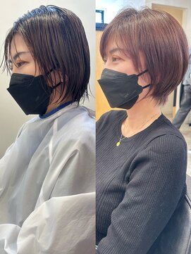 ハイク(HYKE) 大人ショート似合わせ修正カット担当千葉