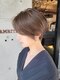 アムリタ 三鷹(AMRITA)の写真/ショートヘアの技術に定評あり♪"乾かすだけでいい"シンプルなStyle◎首筋がキレイに見えて横顔も可愛い！
