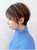 美髪おくれ毛ショートボブ_ba422302