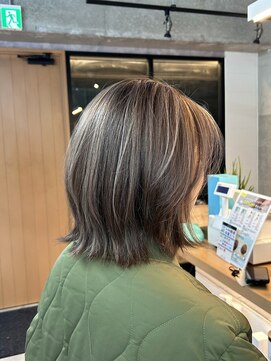 オーク 兵庫(OAK) 白髪ぼかしハイライト