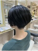 刈り上げショートハンサムショートメンズライクショート前髪なし