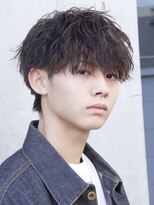 エイド 渋谷(aid)&nbsp;波巻きスパイラルツイストパーマ無造作マッシュツーブロック