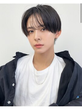 アース 名駅店(HAIR&MAKE EARTH) メンズモテヘア ツーウェイ シースルーマッシュ コンマバング