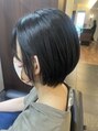ヘアーラウンジルシェル(HAIR LOUNGE Le ciel)&nbsp;ナチュラルなボブスタイル耳掛けもしやすく顔まわりも可愛く