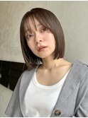 似合わせカット ボブヘア ボブ ミニボブ 切りっぱなしボブ