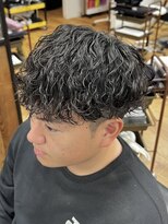 デプト(DEPT.) ツイストスパイラルパーマフェードメンズマッシュ波巻きパーマ