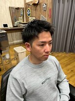 アールズ ヘア(R's hair)&nbsp;MEN’S HAIR/サーフカール/刈り上げセンターパート/印西