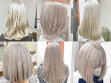 ☆ダメージレスカラー☆ハイトーン×透明感&艶髪☆厳選したケアブリーチ使用☆池袋/ブリーチ/推しカラー